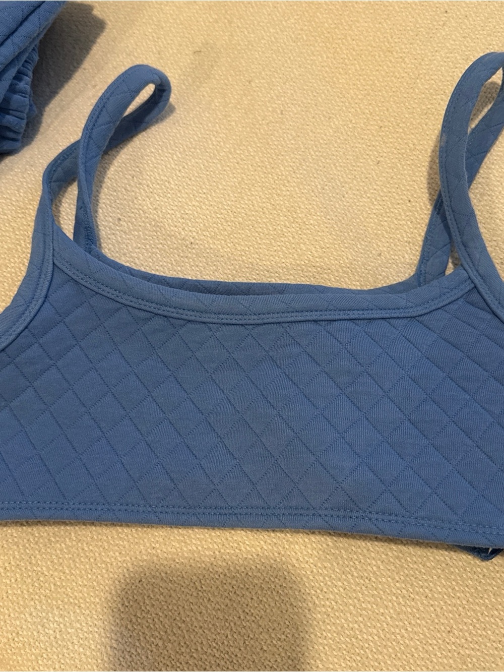 Princess Polly Light Blue Quilted Lounge Set - Picture 4 of 6
